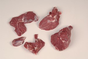 Leg – dice and meaty bones Meat Cut Spec Step 11